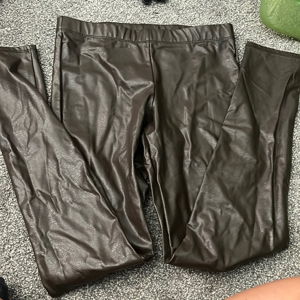 Natori leather skinny pants